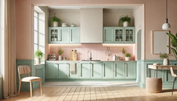 Pastel Coloured Kitchen Designs By Ultrafresh 600x343
