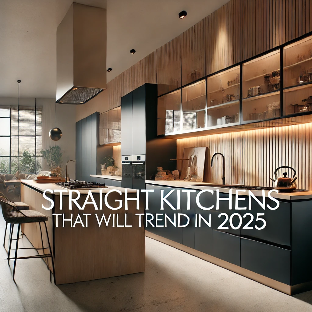 Straight Kitchen Designs That Will Set A Trend In 2025